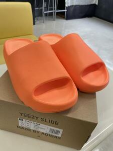 27.5cm 美品 adidas YEEZY Slide Enflame Orange アディダス イージー スライド エンフレイム オレンジ