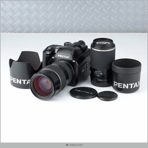 1円～ PENTAX 645N/おまけレンズ2本 セット チョイ訳ありにて PENTAX-FA 80-160mm/200mm