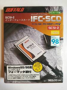 【中古動作未確認品】BUFFALO SCSI-2インターフェースカード　PCカード用　IFC-SCD
