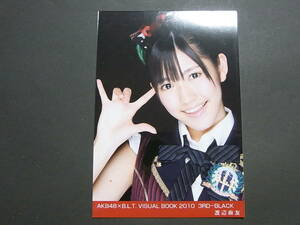 AKB48×BLT 渡辺麻友 2010 VISUAL BOOK 特典生写真★3RD-BLACK
