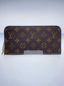 LOUIS VUITTON◆ポルト・フォイユ・アンソリット_モノグラム・キャンバス_BRW_イヴォワール/PVC/BRW/レディース