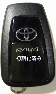 初期化済トヨタ純正 スマートキー2ボタンRAV4 基盤番号231451-0351 007-AD0027 14FAF 新品電池サービス②