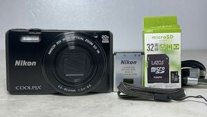 ◆極美品◆Nikon ニコン COOLPIX S7000コンパクトデジタルカメラ 32GBメモリ 即決送料無料