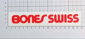 BONES SWISS BEARING Die Cut ステッカー ボーンズ スイス ベアリング 切り抜きステッカー