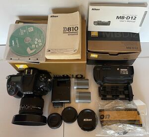 Nikon D810カメラレンズ 24-120 MB-D12