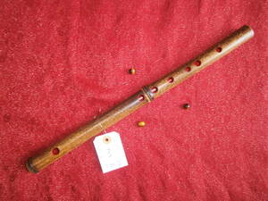３　大和笛　大和神楽の笛　貴族　日本最古　古い型　雅楽化する前の型　根岸篠笛工房製　