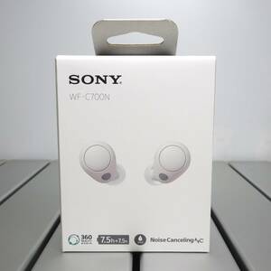 新品 未使用品 SONY ソニー WF-C700N ワイヤレスノイズキャンセリングステレオヘッドセット ホワイト Bluetooth完全ワイヤレスイヤホン