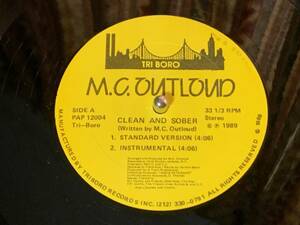 M.C. OUTLOUD ♪CLEAN AND SOBER US オリジナル