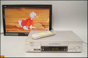 税込◆Victor◆VHS ビデオデッキ HR-G22 リモコン付 通電確認済 ビクター-B1-7935