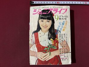 ｚ※**　ジュニアライフ　9月号　デラックス特大号　小説大特集　昭和44年発行　旺文社　雑誌　昭和レトロ　当時物　/　N35