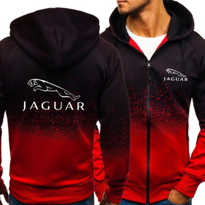 New Arrival Winter Men Women Fashion Jaguar Zipper Jacket Sweatshirts Hoodies Coat