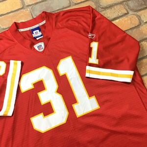 SD10-222★BIGシルエット★プロ仕様★正規品★【NFL カンザスシティ・チーフス】オーセンティック ゲームシャツ【メンズ XXL】赤 アメフト