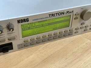 【通電OK】KORG TRITON-Rack ＋ 拡張ボードEXB-PCM04 Dance Extreme【拡張ボード付属】