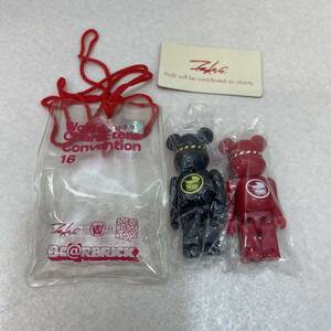 H4098★中古未開封品★ BE@RBRICK ベアブリック B@000WCC16 MEDICOM TOY メディコムトイ 2個セット