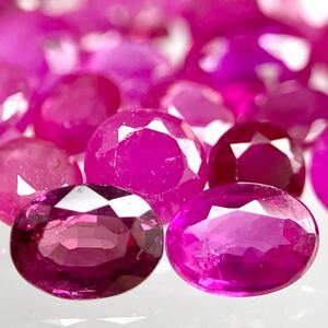 ●天然ルビーおまとめ●a 30ct 裸石 宝石 ruby コランダム 紅玉 jewelry corundum ジュエリー ②