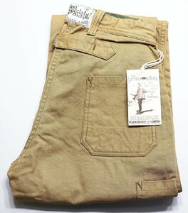 Freewheelers (フリーホイーラーズ) LONGSHOREMAN OVERALLS / ロングショアマン オーバーオール #1432009 DARK BEIGE 未使用品 w28