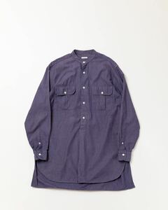 18aw COMOLI プルオーバーカーゴシャツ N03-02005 コモリ ロングシャツ サイズ1