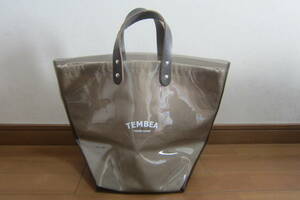 TEMBEA テンベア かばん トートバッグ 日本製 スケルトン×帆布 グレー系 O2402C