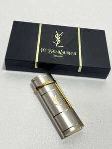 未使用 YSL イヴサンローラン ガスライター ゴールド ケース付き