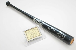 Rawlings BIG STICK 木製 バット ◆ 松井秀喜 サイン入り ローリングス プロフェッショナルモデル 硬式 野球 USA製 ◆K-6