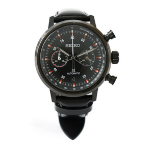 超美品 セイコー プロスペックス スピードタイマー 腕時計 SBEC019/8R465-00F0 黒 LTD Edition 自動巻き 裏スケ 限定600本【本物保証】