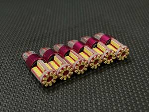 T16 T10 LED ホワイト爆光57SMD 6000Kナンバー灯 6個セット