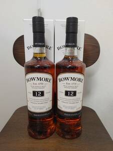 未開栓 BOWMORE ボウモア 12年 40％ 700ml 2本セット まとめ売り