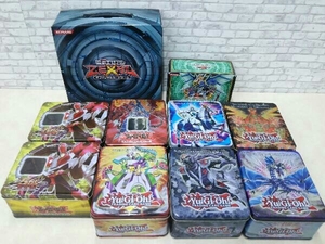 まとめ売り 遊戯王 トレカケース 空き箱 10個セット 英語版 遊戯王 缶ケース 箱 KONAMI コナミ