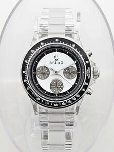 【1円】RELAX リラックス 王冠ロゴ D6 ヴィンテージ腕時計 世界で最も人気のポール・ニューマン腕時計 白文字盤 世田谷ベース 所ジョージ