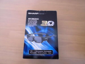 未使用！ SHARP AQUOS用 シャープ 純正 3Dメガネ AN-3DG20-B 　