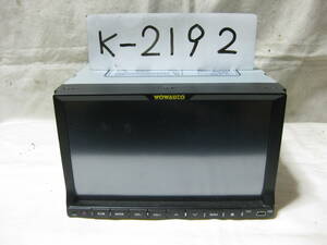 K-2192　WOWAUTO 　品番不明　フロント USB　DVDデッキ　未チェック品
