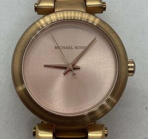 256-0369 MICHAEL KORS 腕時計 金属ベルト ゴールド 電池切れ 動作未確認