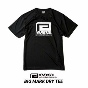 REVERSAL リバーサル■送料込■速乾性■BIG MARK ドライ Ｔシャツ■黒 S■格闘技 那須川天心 ニューエラ 100a アンダーアーマー rvca nike