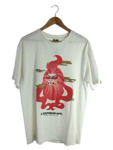 A BATHING APE◆Tシャツ/XL/コットン/WHT/001tei301082m