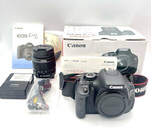 【1円〜/Canon/完動品】キャノン EOS Kiss X5 レンズキット ZOOM LENS EF-S 18-55mm IS II 1:3.5-5.6 デジタル一眼レフ【ほぼ未使用】