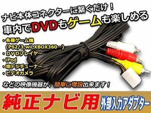 メール便送料無料 VTR 外部入力ケーブル 日産 プリメーラ P12 VTRアダプター カーナビ メーカー純正ナビ 映像