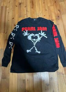 vintage 90s pearl jam 袖プリ tシャツ　