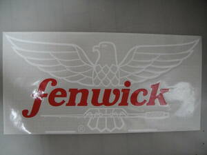 送料込　FENWICK フェンウィック　横600ｍｍ縦約295ｍｍ　2色仕様 ステッカー　ハイグレード耐候６年