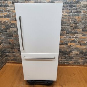 ◆◇4c018-1 無印良品 デザイン家電 ノンフロン冷凍冷蔵庫 MJ-R16A-1 2017年製 157L W525×D571×H1160 動作確認済み♪◇◆