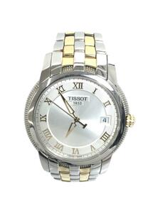 TISSOT◆1853/箱付/腕時計/アナログ/ステンレス/WHT/SLV/SS