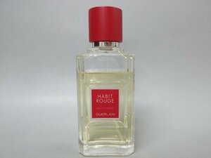 GUERLAIN HABIT ROUGE ゲラン アビルージュ 50ml EAU DE TOILETTE オードトワレ 香水 パヒューム フランス製 残量8割程 メンズ