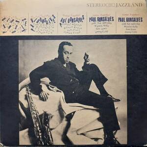 美盤 米JAZZLANDオリジLP！黒ラベルSTEREO！Paul Gonsalves / Gettin