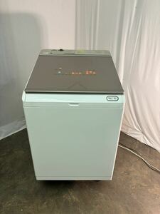 極美品 日立 HITACHI ビートウォッシュ BEATWASH 縦型洗濯乾燥機ガラストップ　BW-DKX120F 12kg/6kg 2020年製 