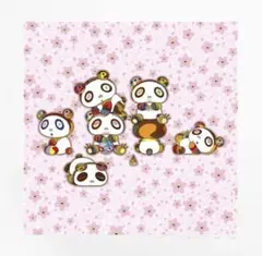村上隆 赤ちゃんパンダが群れてます！わーい！ kaikaikiki 版画 額装
