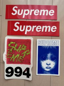 SUPREME Box Logo ステッカーシール シュプリーム ボックスロゴ ステッカー boxlogo Sticker ロゴステッカーシュプリーム 4枚セット