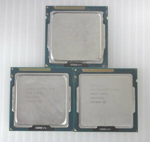 【中古】Intel CPU i7-3770/3.40GHZ×3個