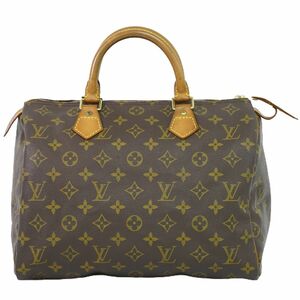 本物 ルイヴィトン LOUIS VUITTON LV 旧型 スピーディ 30 モノグラム ミニボストンバッグ ハンドバッグ ブラウン M41526