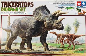 恐竜 トリケラトプス　ベロキラクトル　ラージフィッシュ　スモールフィッシュ　フロッグ　ジオラマセット　1\35 情景セット　タミヤ