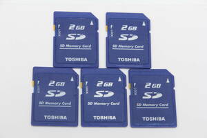 2GB SDカード　 TOSHIBA　●5枚セット●