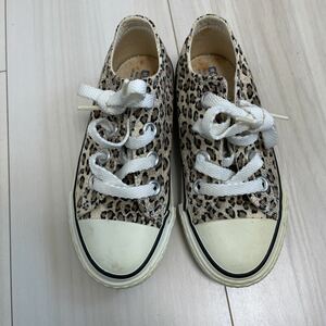 【デッドストック】コンバース ヒョウ柄　キッズ　16.0cmCONVERSE オールスター